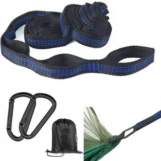 EUREKORA Bevestigingsset Hangmat Karabijnhaken Boom Camping 2m — miniatuur 8