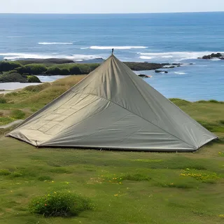 HIDEWALKER Tarp Waterdicht Ultralicht Khaki 4x4m — miniatuur 7