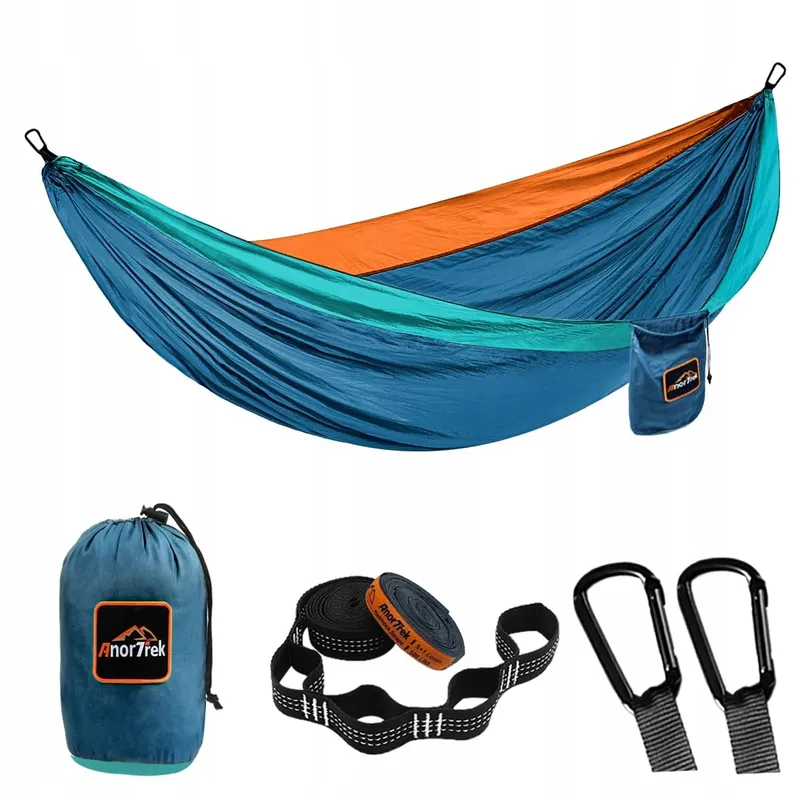 ANORTREK Trekking Hangmat Ultralicht Nylon voor Tuin 280x140 249kg — foto 1