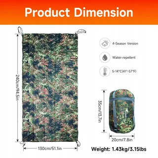 TRAVEL BIRD Hangmat Isolatiemat 4 Seizoenen Ultralicht Camping — miniatuur 3