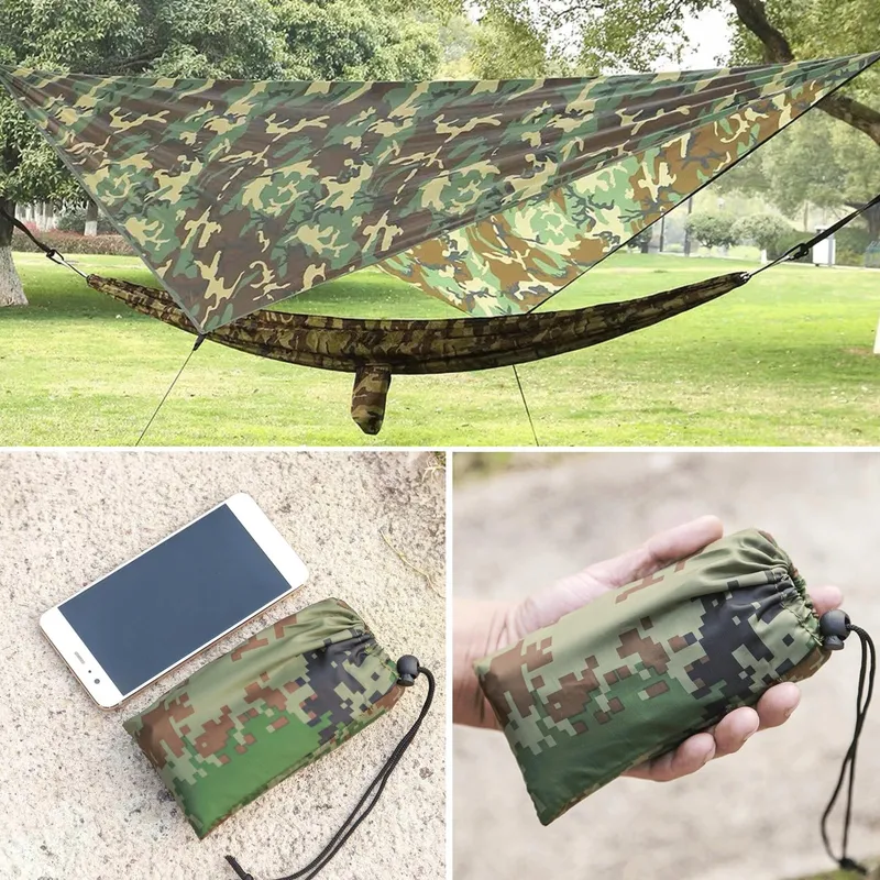 AZARXIS Waterdichte Tarp Hangmat Lichtgewicht Regenbescherming — foto 8