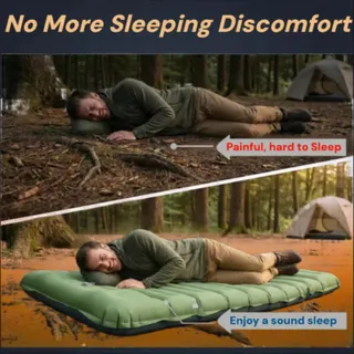VALEHOWL Zelfopblazende Campingmat 10cm Waterdicht 4 Seizoenen — miniatuur 5
