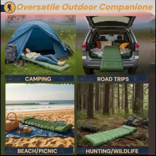 VALEHOWL Zelfopblazende Campingmat 10cm Waterdicht 4 Seizoenen — miniatuur 7