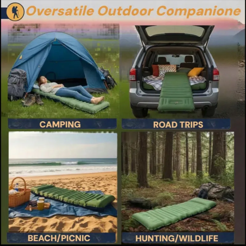 VALEHOWL Zelfopblazende Campingmat 10cm Waterdicht 4 Seizoenen — foto 7