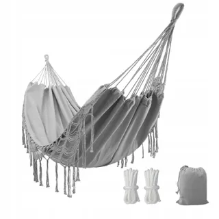 YAERSI Boho Tuinhangmat 2-Persoons Terras Tuin Met Tas 204kg — miniatuur 1