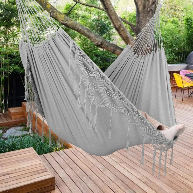 YAERSI Boho Tuinhangmat 2-Persoons Terras Tuin Met Tas 204kg — foto 3