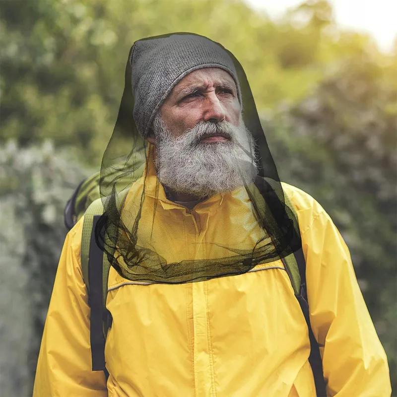 NAMALU 2x Hoofdnet Tegen Muggen Outdoor Camping — foto 6