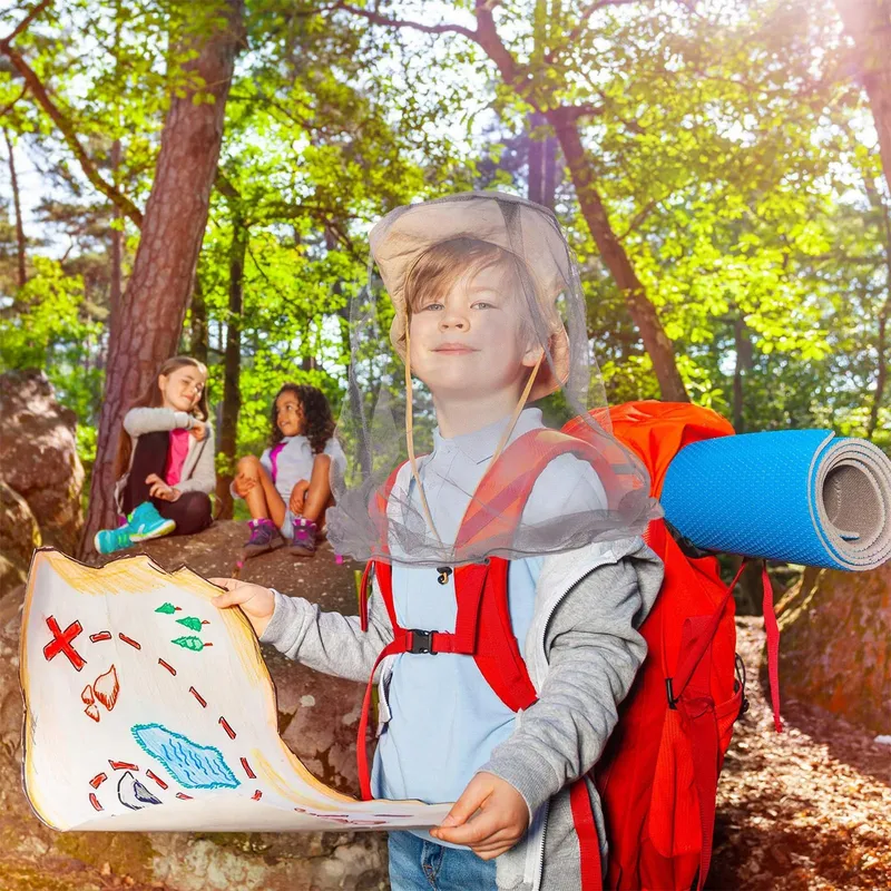 NAMALU 2x Hoofdnet Tegen Muggen Outdoor Camping — foto 4