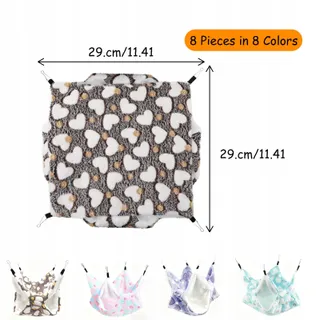 XHYASD Pluche Hangmatten Knaagdieren 2-Laags Set van 4 — miniatuur 2
