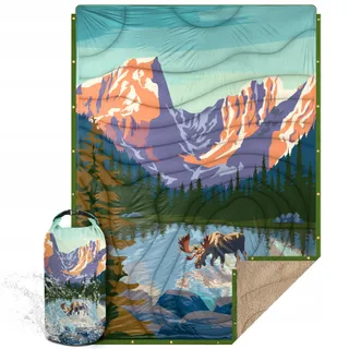 KAWAGEBO KAMP Camping Deken Thermisch Waterdicht 200x145cm — miniatuur 1