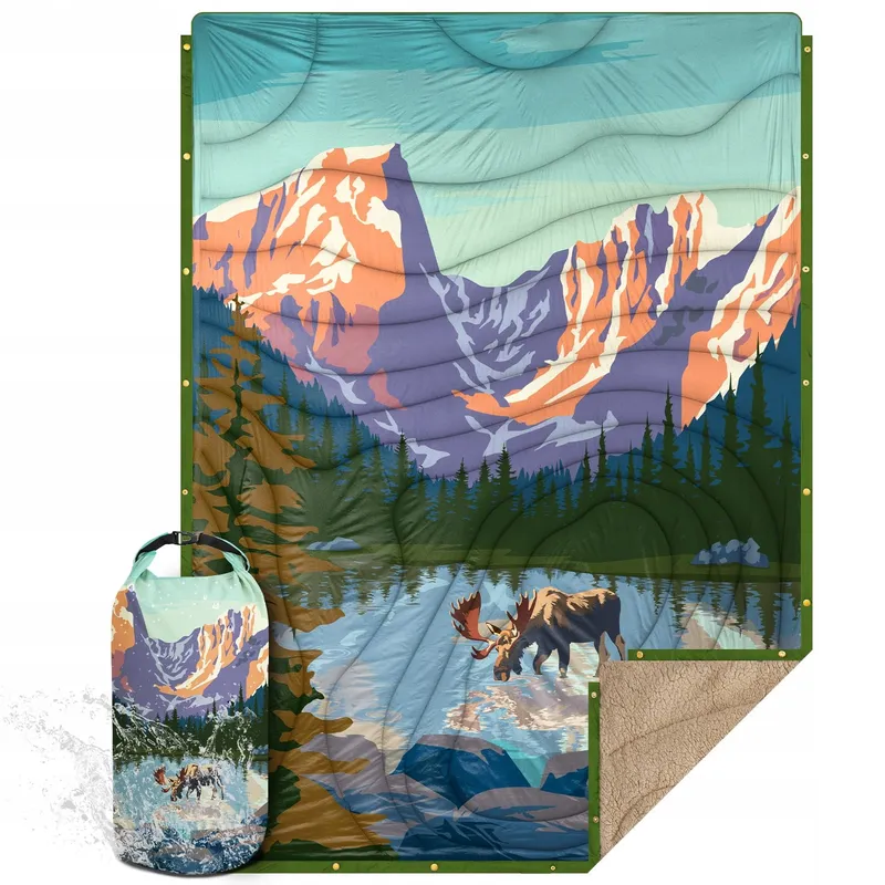 KAWAGEBO KAMP Camping Deken Thermisch Waterdicht 200x145cm — foto 1
