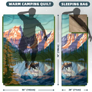 KAWAGEBO KAMP Camping Deken Thermisch Waterdicht 200x145cm — miniatuur 4