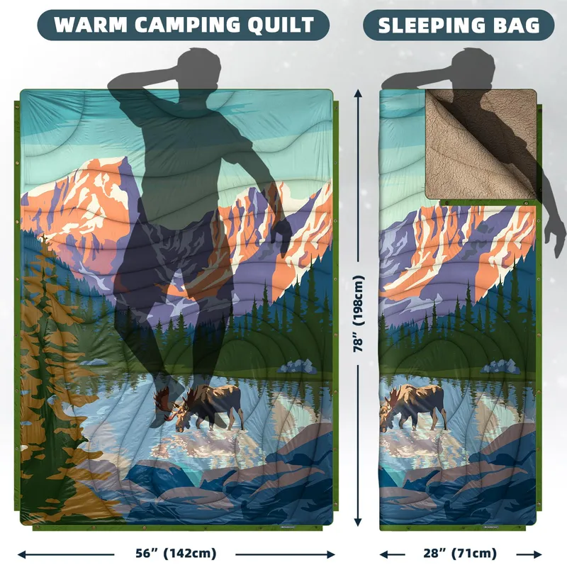 KAWAGEBO KAMP Camping Deken Thermisch Waterdicht 200x145cm — foto 4