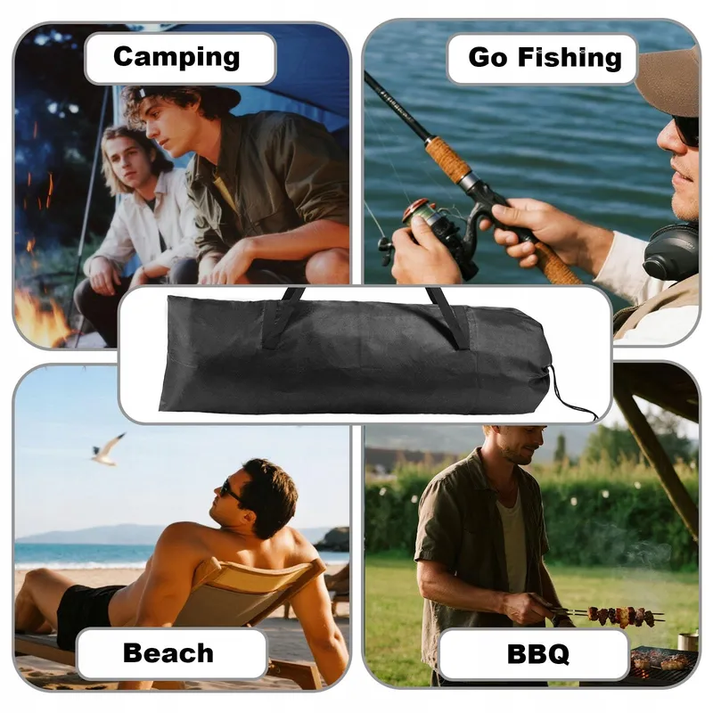 LYREH Camping Tas Groot Stoel Yogamat Hengel Tent 110x38cm — foto 7