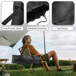 LYREH Camping Tas Groot Stoel Yogamat Hengel Tent 110x38cm — miniatuur 3