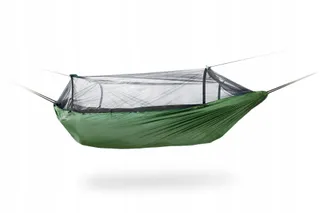 DD Frontline Lichte Camping Hangmat Met Muskietennet Groen — miniatuur 3