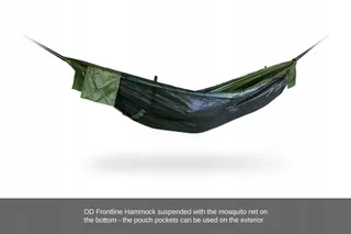 DD Frontline Lichte Camping Hangmat Met Muskietennet Groen — miniatuur 4