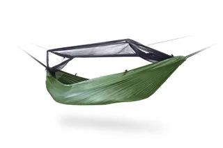 DD Frontline Lichte Camping Hangmat Met Muskietennet Groen — miniatuur 1