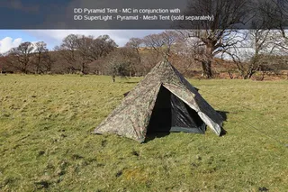 DD HAMMOCKS Piramidetent Waterdicht Camouflage Bivak Trekking — miniatuur 3