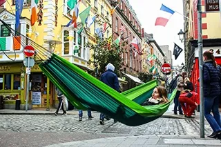 AMAZONAS Silk Traveller Ultralichte Trekking Hangmat Groen 220x140cm — miniatuur 5