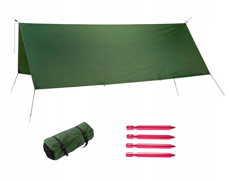 AMAZONAS Tarp XXL Ultralicht Waterdicht 400x300cm Groen — foto 1