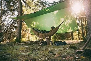AMAZONAS Tarp XXL Ultralicht Waterdicht 400x300cm Groen — miniatuur 2