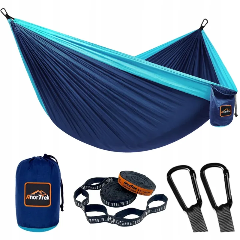 ANORTREK Parachute Hangmat Nylon Lichtgewicht Boomriemen — foto 1