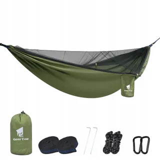 GEERTOP Outdoor Hangmat Met Klamboe Camping Survival Wandelen 300kg — miniatuur 1
