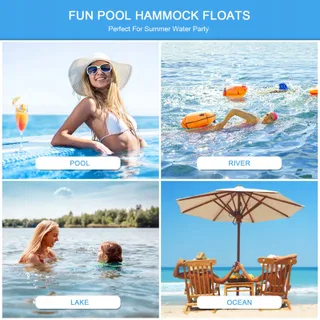 INTEX Opblaasbare Luchtbed Met Net Volwassenen Zwembad Strand Meer — miniatuur 7