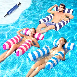 INTEX Opblaasbare Luchtbed Met Net Volwassenen Zwembad Strand Meer — miniatuur 1