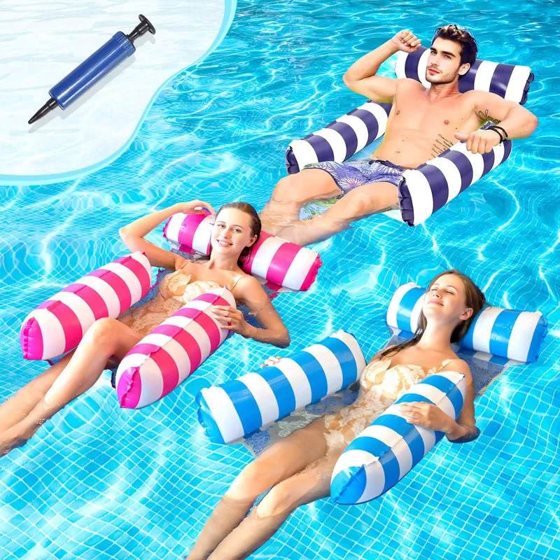 INTEX Opblaasbare Luchtbed Met Net Volwassenen Zwembad Strand Meer — foto 1
