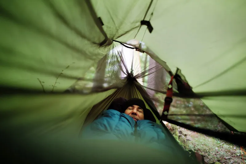 AMAZONAS Ultralichte Hangmat Moskito Traveller Thermo 200kg 2,75x1,4m — foto 7