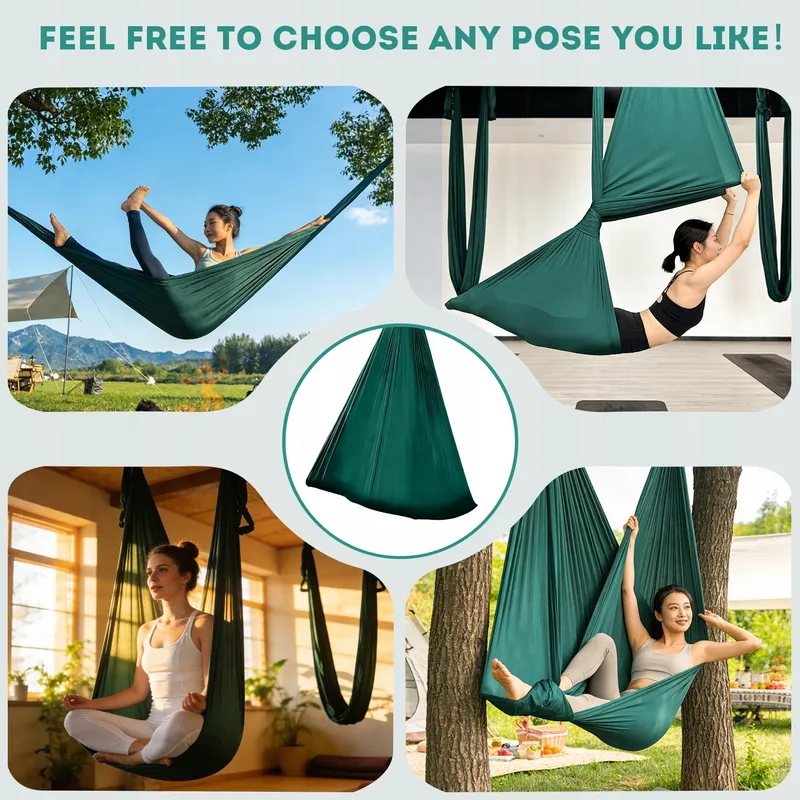 Forbabe Aerial Yoga Hangmat Schommel Voor Stretchtraining 200kg — foto 7