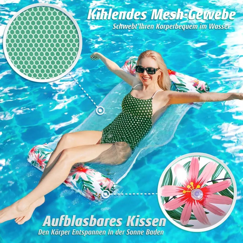 AMTEKER Waterbed Volwassenen 4-in-1 Set 2 Stuks Zwembadaccessoires — foto 2