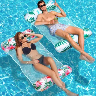 AMTEKER Waterbed Volwassenen 4-in-1 Set 2 Stuks Zwembadaccessoires — miniatuur 1