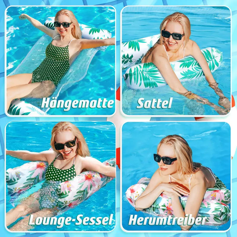 AMTEKER Waterbed Volwassenen 4-in-1 Set 2 Stuks Zwembadaccessoires — foto 5