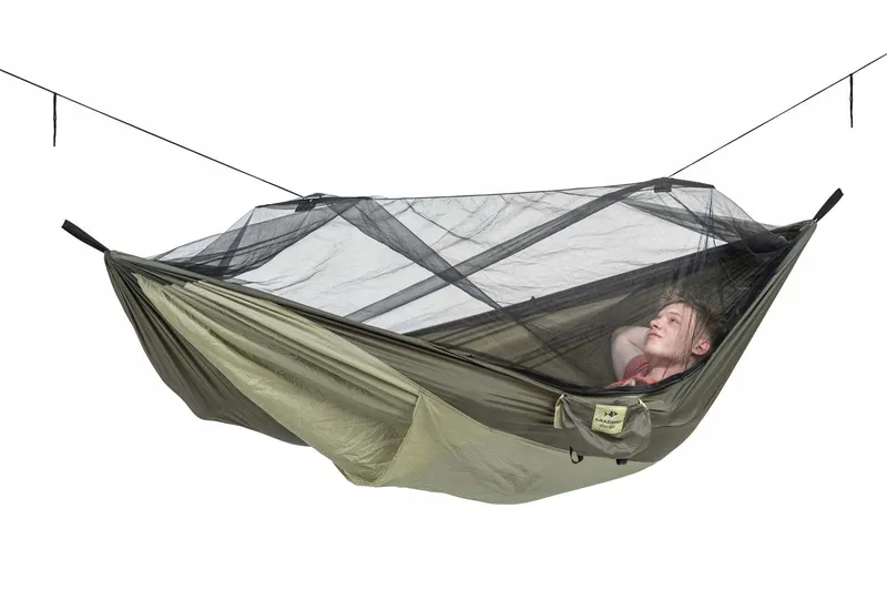AMAZONAS Moskito Traveller Thermo XXL Ultralichte Hangmat Groen 200kg — foto 1