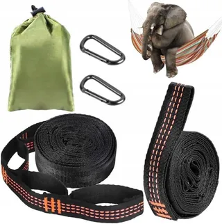 BOHRMA Bevestigingsset Hangmat Karabijnhaken Camping 2 St — miniatuur 1