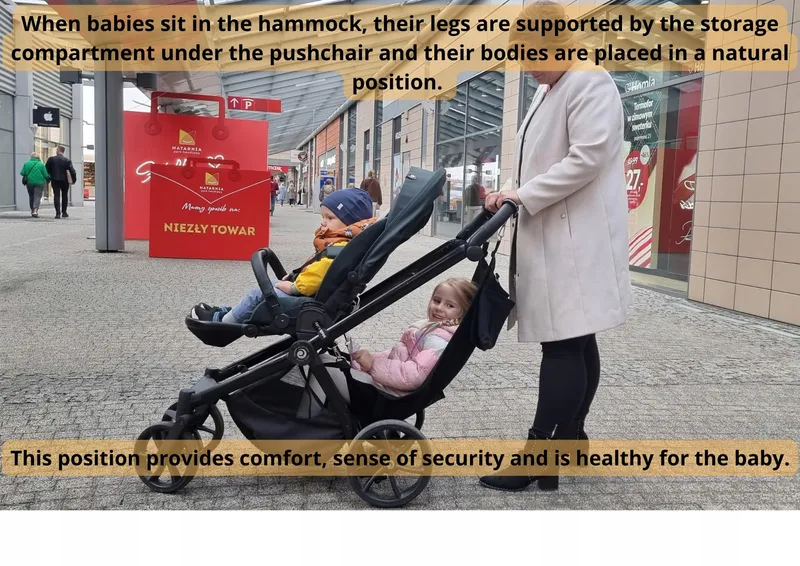 MAKAMA KIDS Kinderwagen Hangmat Universeel Praktisch — foto 3