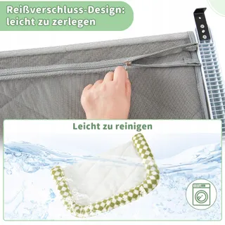 GUUSII HOME Kattenmand Radiator Hangend Groen 63x38cm 18kg — miniatuur 4