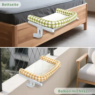 GUUSII HOME Kattenmand Radiator Hangend Groen 63x38cm 18kg — miniatuur 7