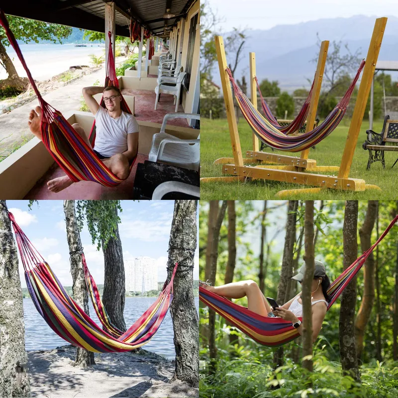 FORYNXHWIN Kinderhangmat Tuin Strand Reizen Outdoor 190x100cm — foto 6