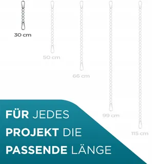 KLIFFHÄNGER Verlengstuk Hangstoel Met Karabijnhaken 30cm — miniatuur 3