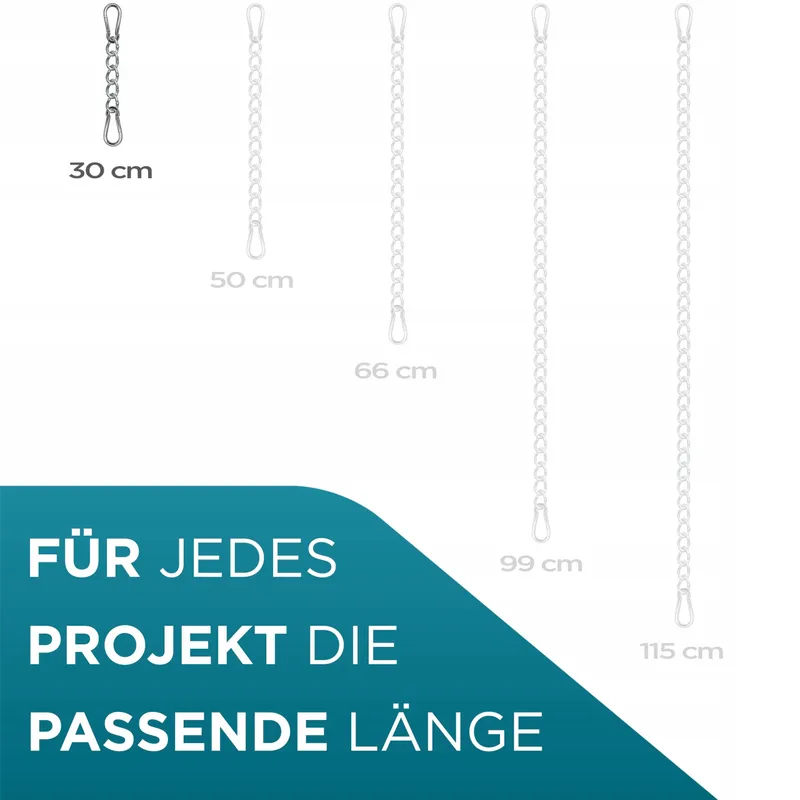 KLIFFHÄNGER Verlengstuk Hangstoel Met Karabijnhaken 30cm — foto 3