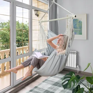 OHUHU Hangstoel XL Zonder Standaard Tot 150kg Binnen En Buiten — miniatuur 4