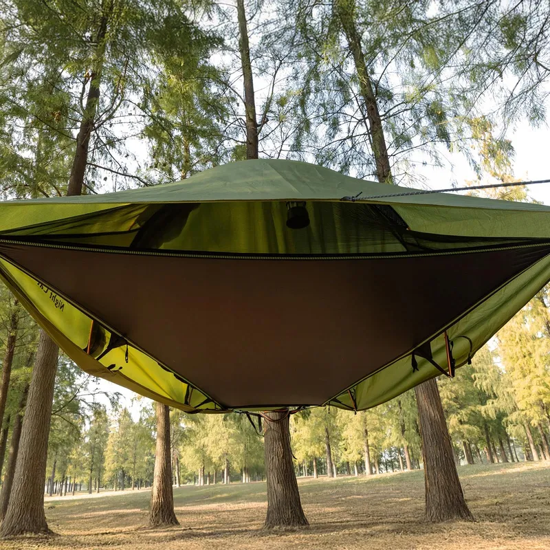 NIGHT CAT Buiten Hangmat Waterdicht Met Klamboe En Tarp XXL Camping — foto 9