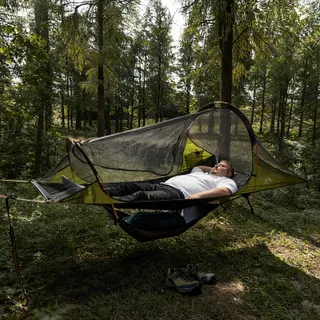 NIGHT CAT Buiten Hangmat Waterdicht Met Klamboe En Tarp XXL Camping — miniatuur 5