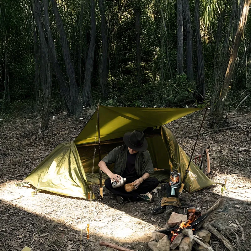 NIGHT CAT Buiten Hangmat Waterdicht Met Klamboe En Tarp XXL Camping — foto 6