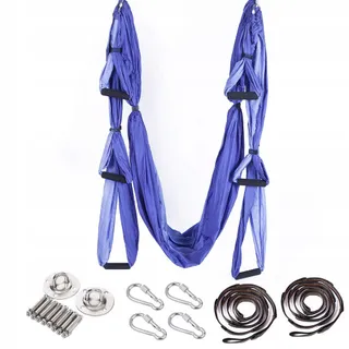 ARNTY Aerial Yoga Hangmat Set Tas Riemen Paars — miniatuur 1