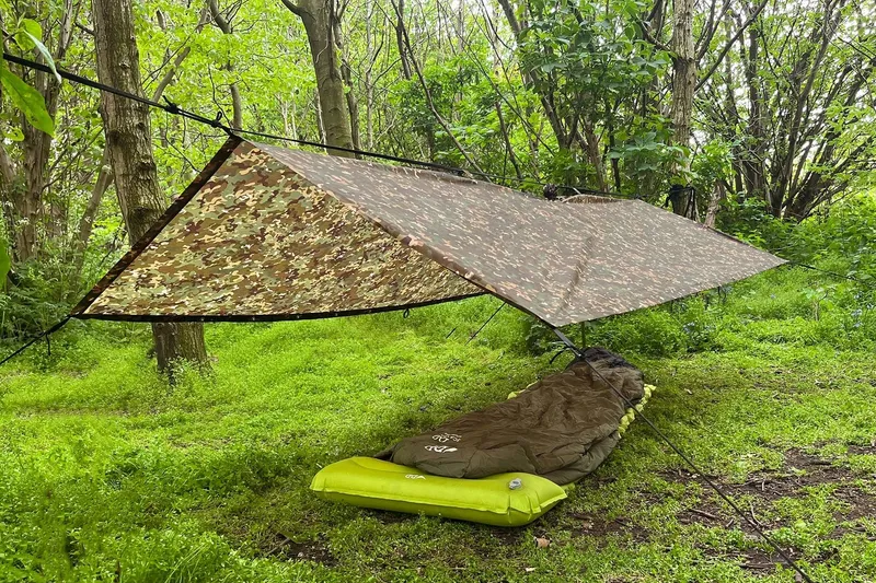 DD HAMMOCKS Poncho Tarp MC Waterdicht Multifunctioneel Camouflage — foto 7
